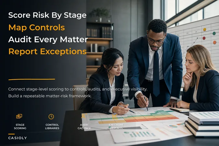 Matter-Risk Control Matrix: Stage-Level Scoring, Control Libraries and Audit Cadence