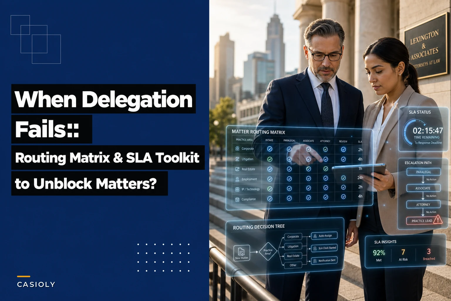 When Delegation Fails: A Routing Matrix and SLA Toolkit to Unblock Matters