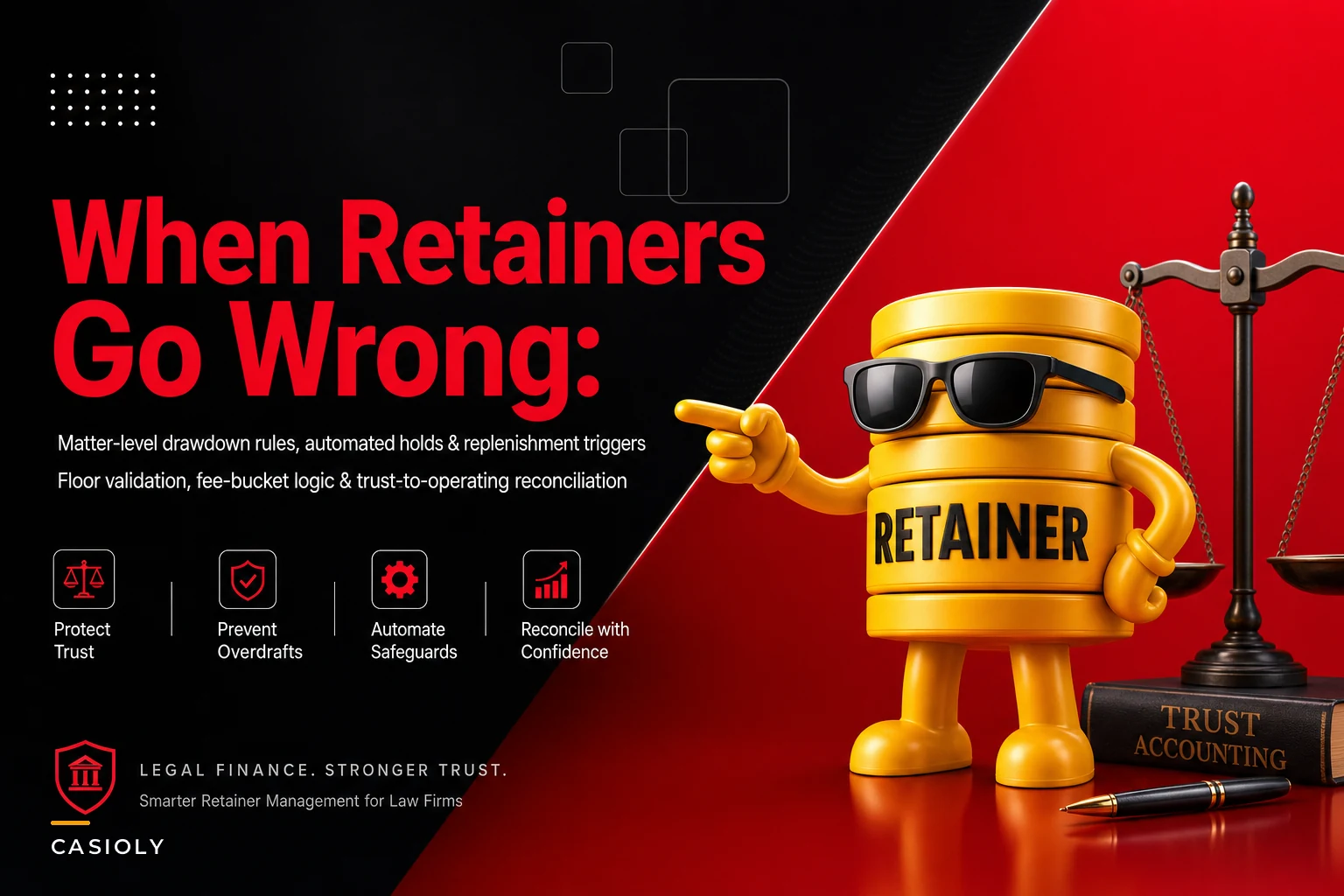 When Retainers Go Wrong: Matter-Level Drawdown Rules, Automated Holds and Replenishment Triggers to Prevent Disputes