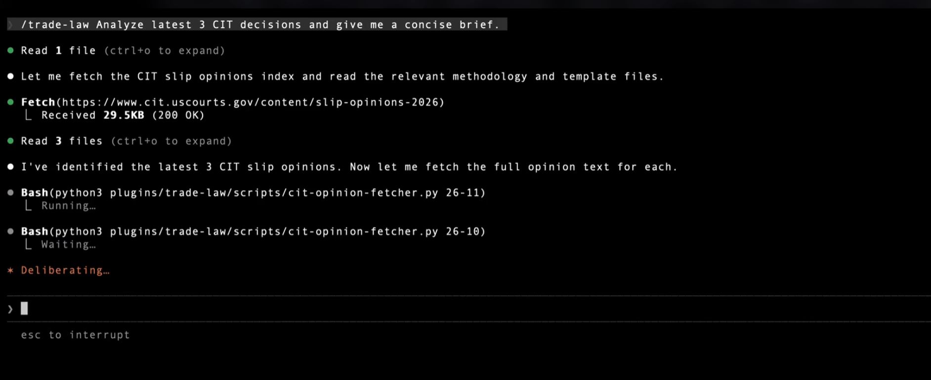 Customs-Trade Law Claude Skill
