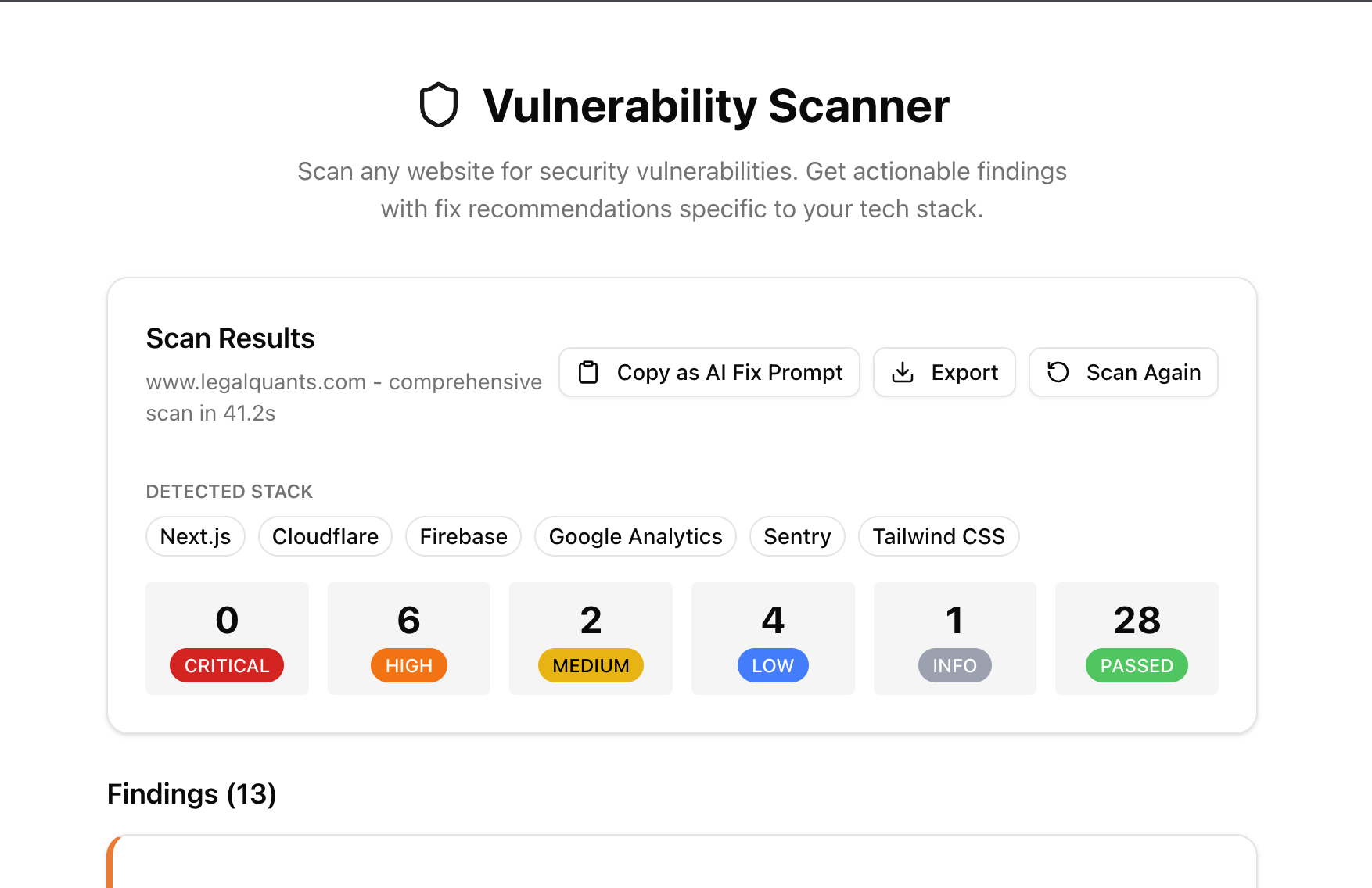 Vulnerability Scanner