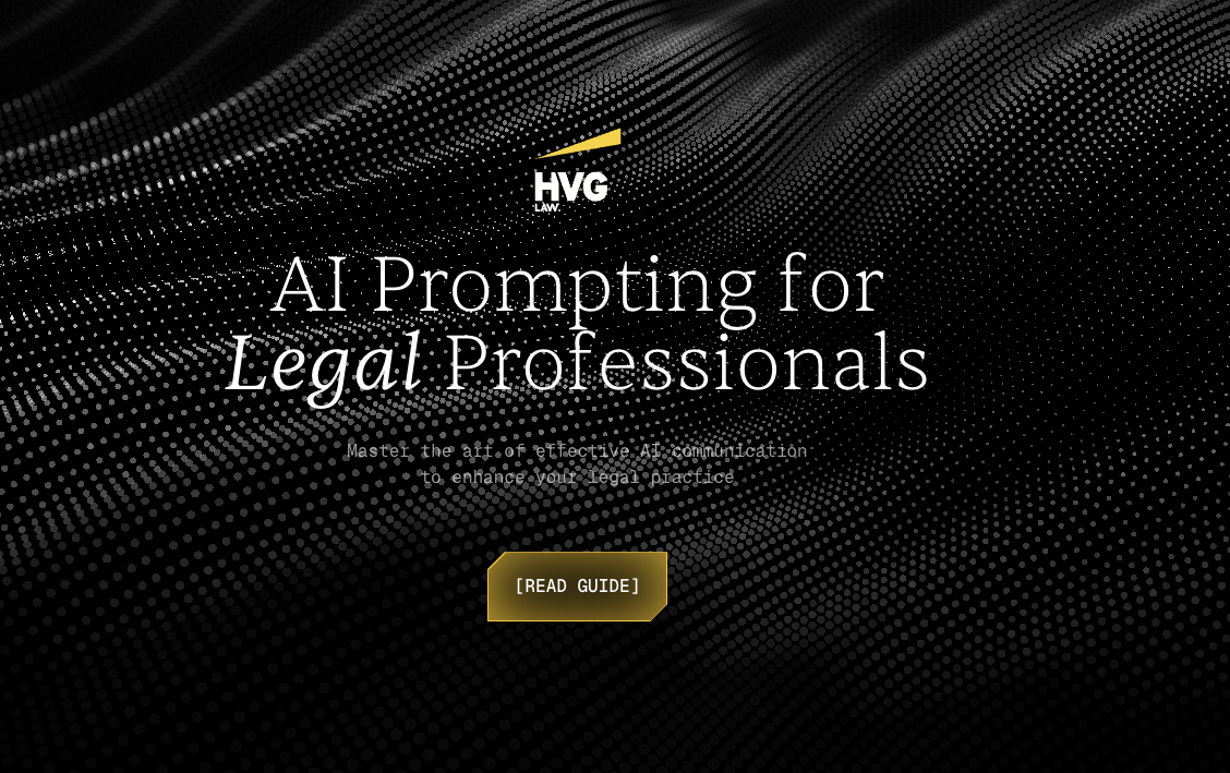 Prompting Hand-out for Lawyers