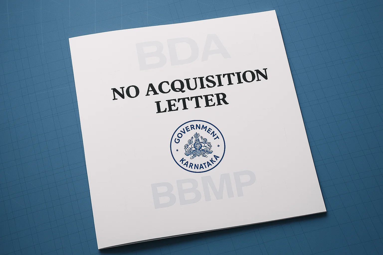 No Acquisition Letters in Karnataka
