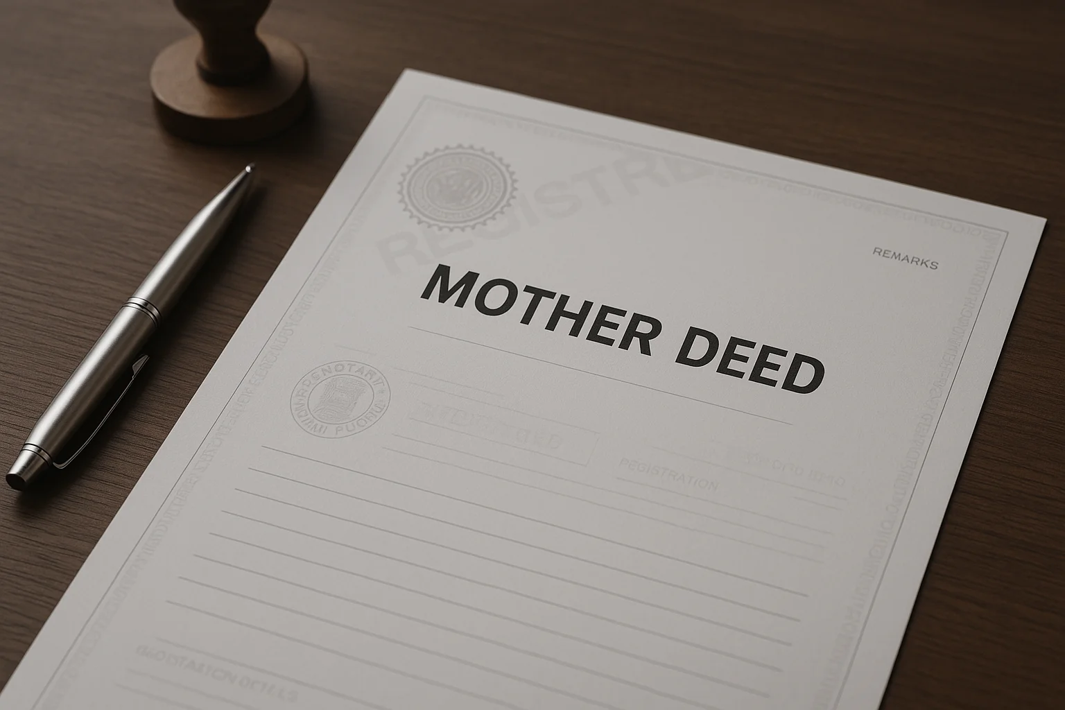 Mother Deeds in Karnataka