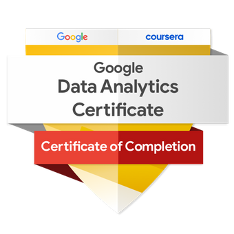 Google Data Analytics badge