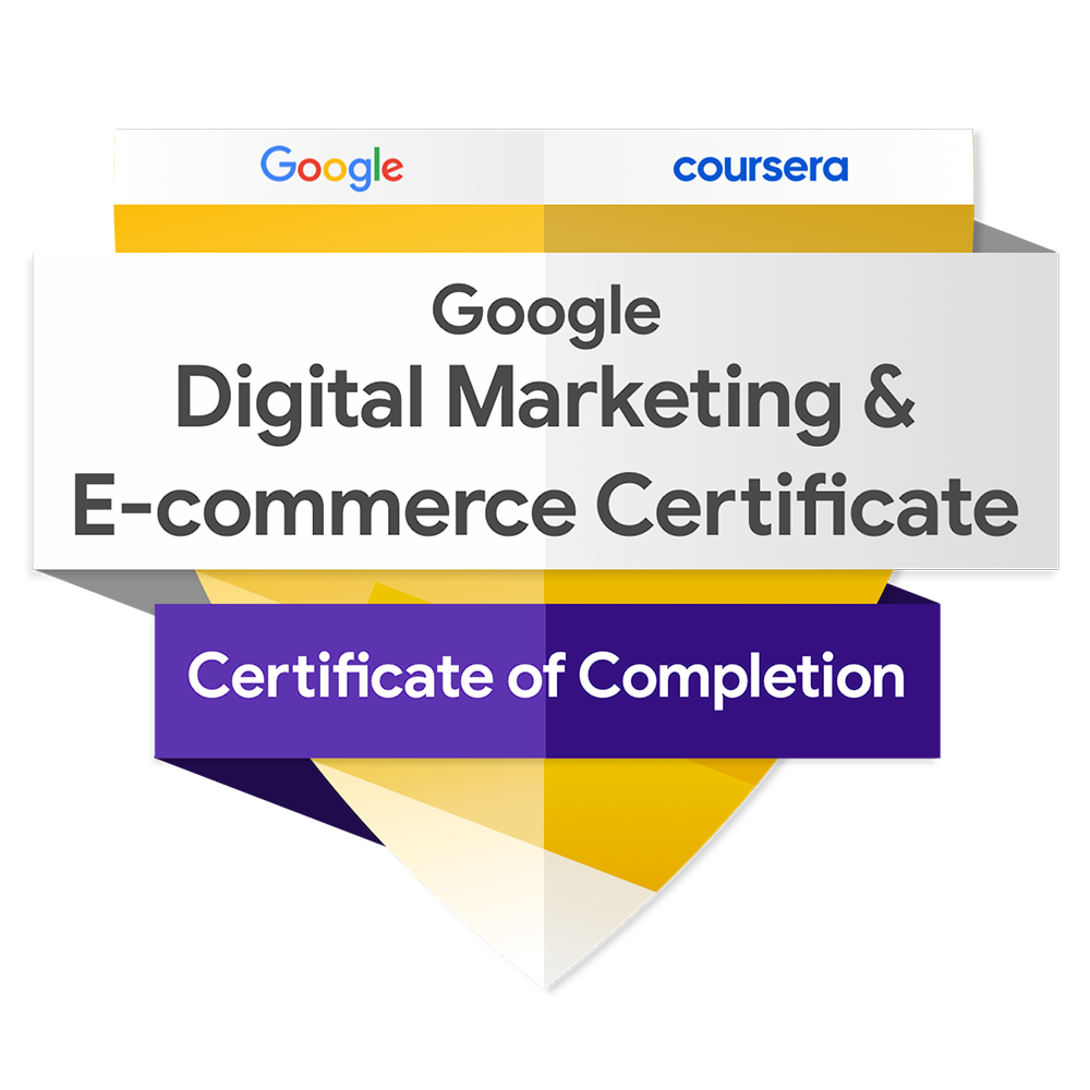Google Digital Marketing & E-Commerce badge