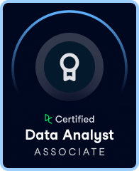 Data Analytics Associate badge