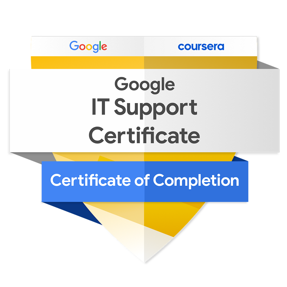 Google IT Support badge