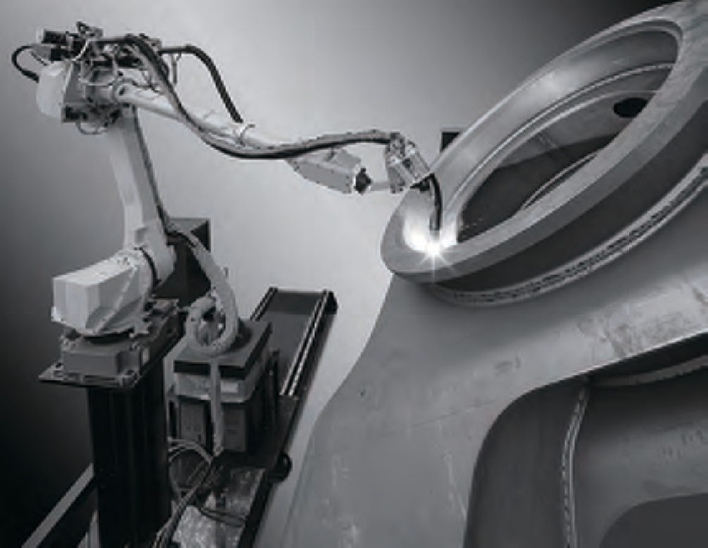 ロボット溶接の施工イメージ