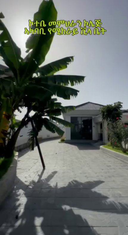 Villa house for rent in kotebe.