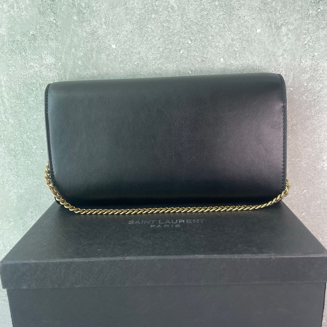 생로랑 입생로랑 YSL 클러치백 블랙 S급 이너백 포함 4
