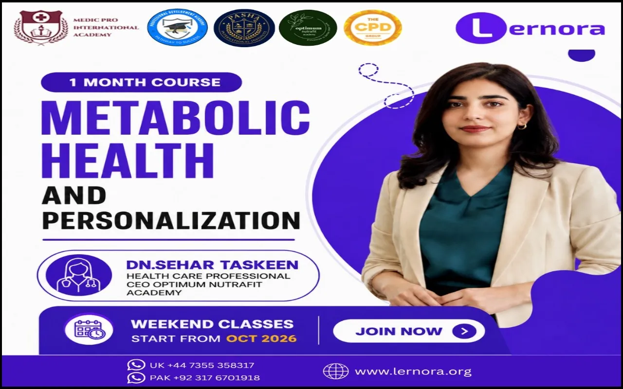 One Month Course Metabolic Health And Personalization