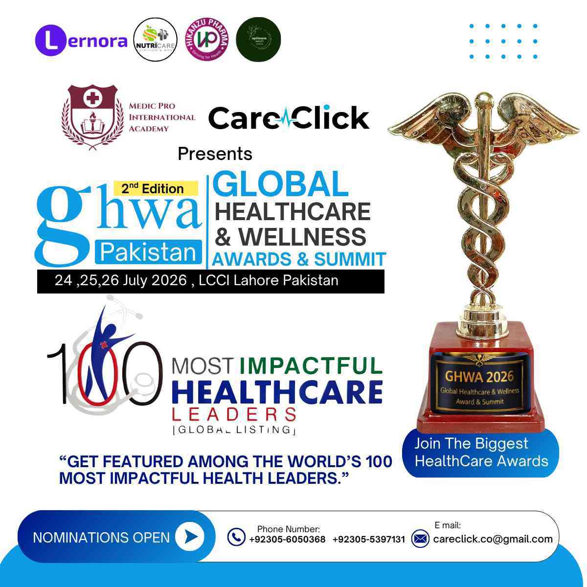 Global Healthcare & Wellness Awards & Summit 2026