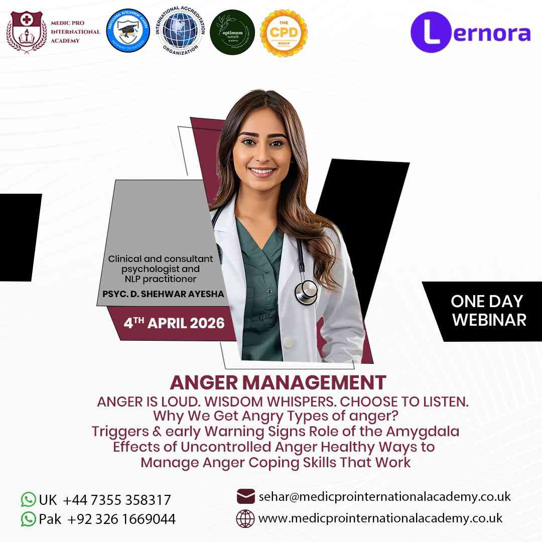 One Day Webinar Anger Management