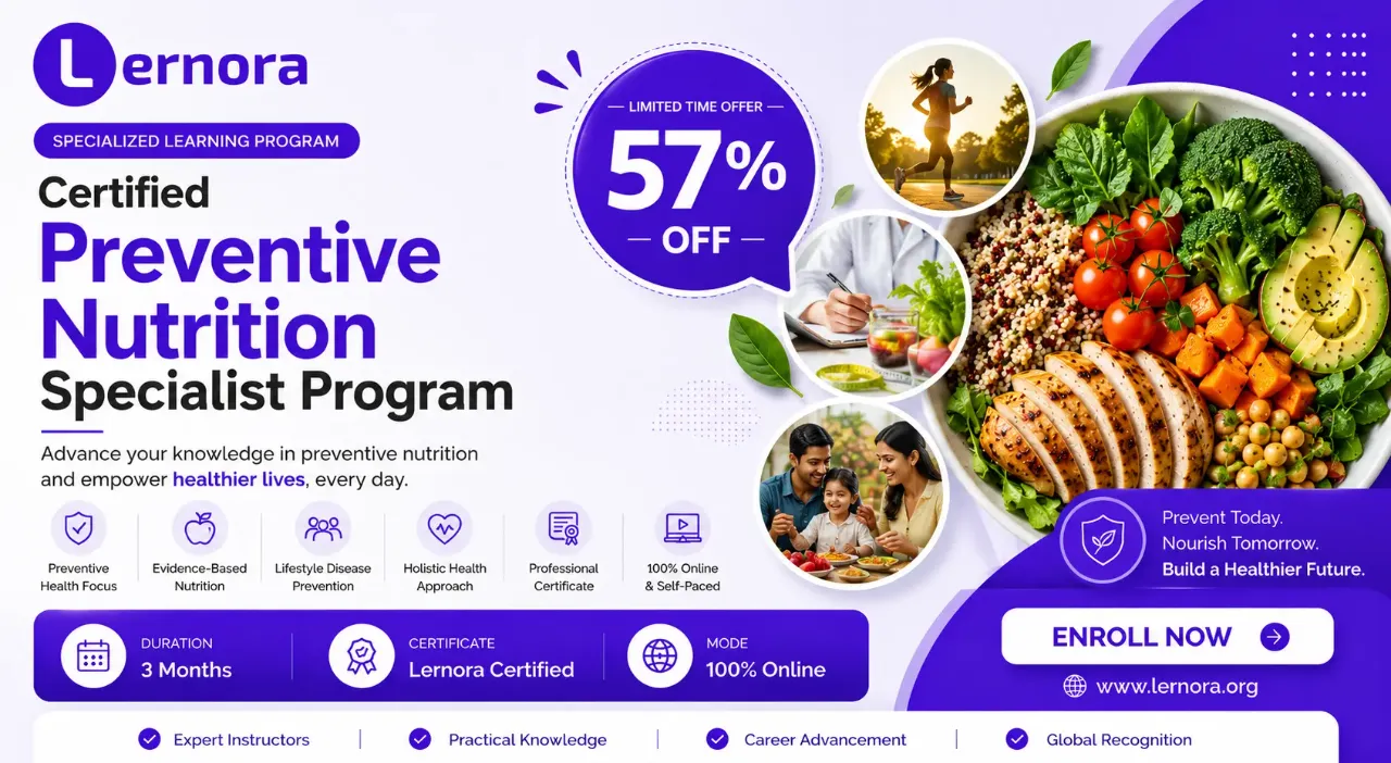 Certified Preventive Nutrition Specialist Program