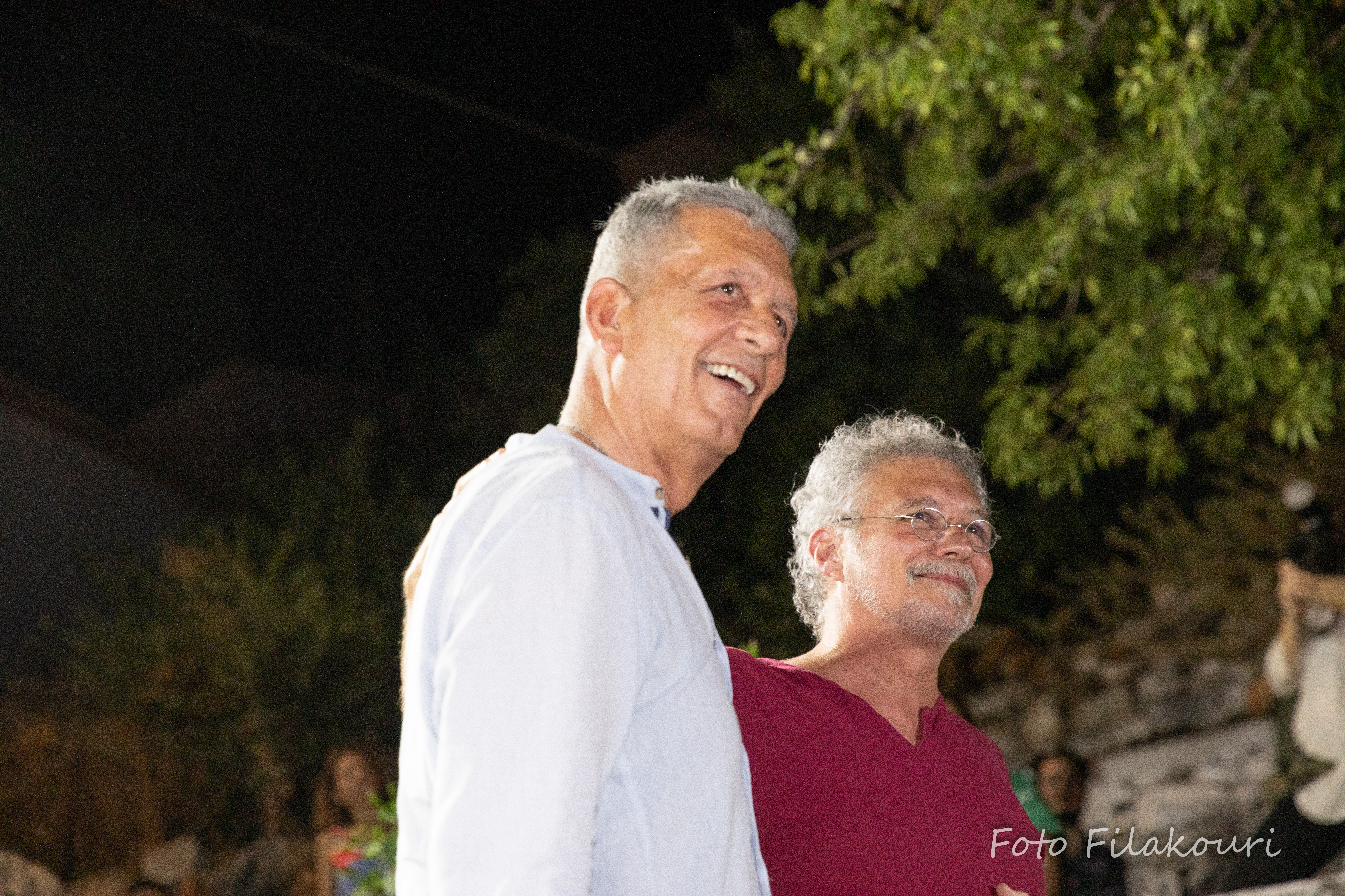 Stathis Gourgouris with KPEA President Antonis Ntallaris