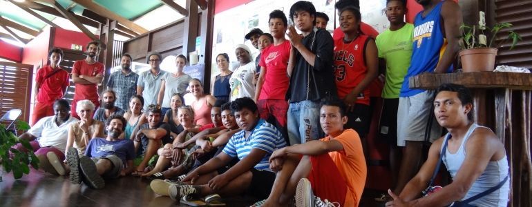 Les Blongios exportent leurs savoir-faire en Guyane