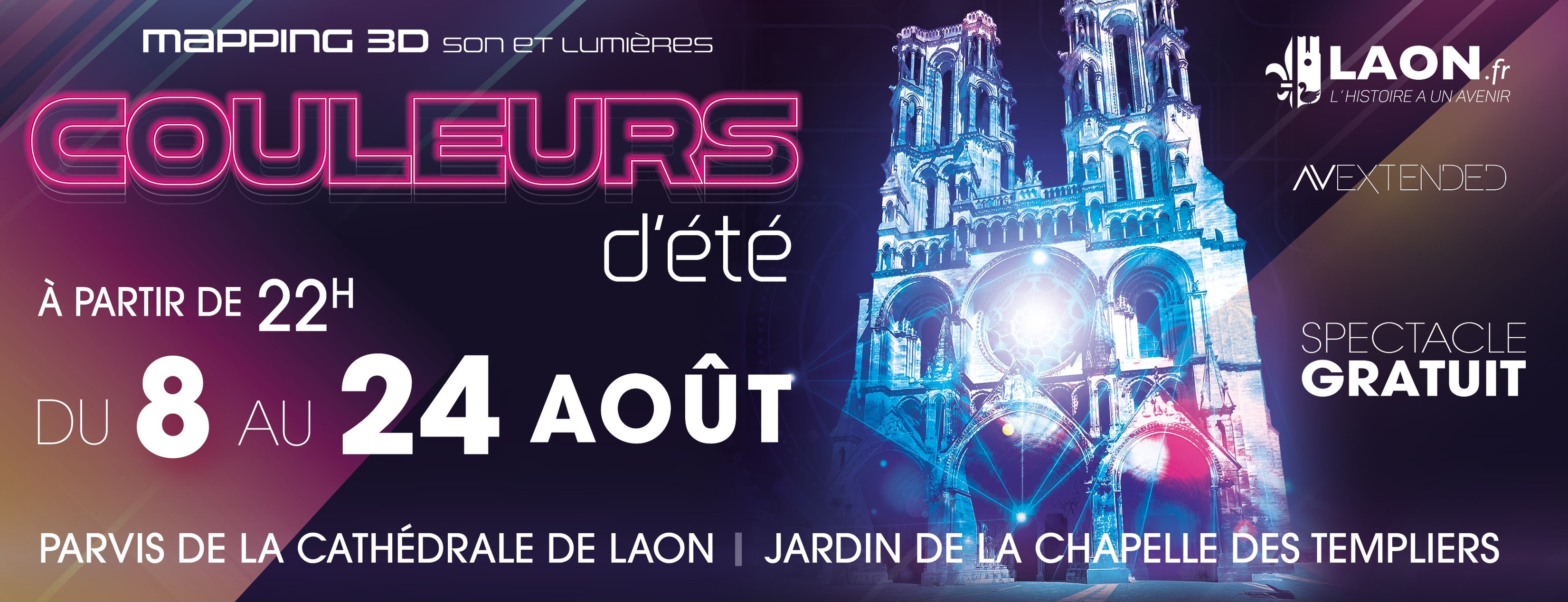 Un Voyage Nocturne à Travers le Temps : Les Couleurs d'Été à Laon