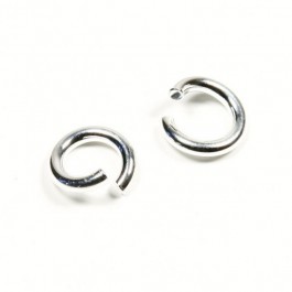 Anneaux fil 0,9 trou 2,7mm - en argent 925