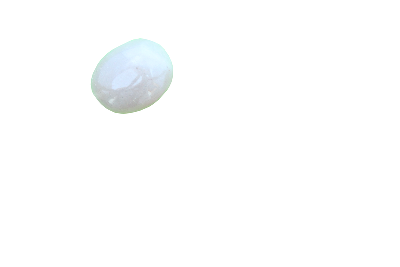 Perle en pierre naturelle Agate - ovale - rose