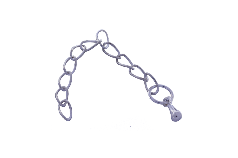 Chaînette - Rallonge bracelet / collier - métal argenté