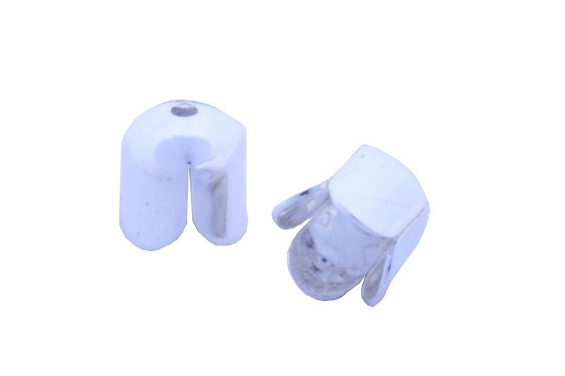 Embouts coquille tulipe - en argent 925