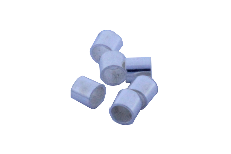 Embouts tube à écraser 3,5 mm / 3 mm - en argent 925
