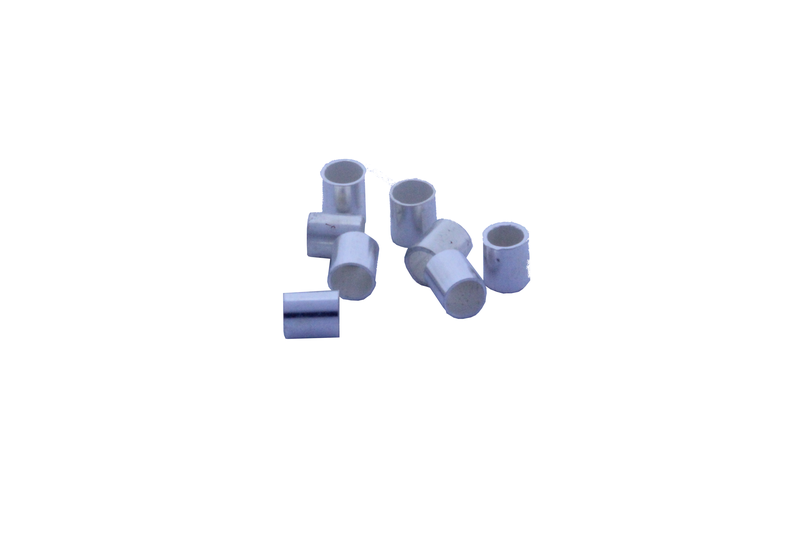 Embouts tube à écraser 2.3 mm / 2.7 mm - en argent 925