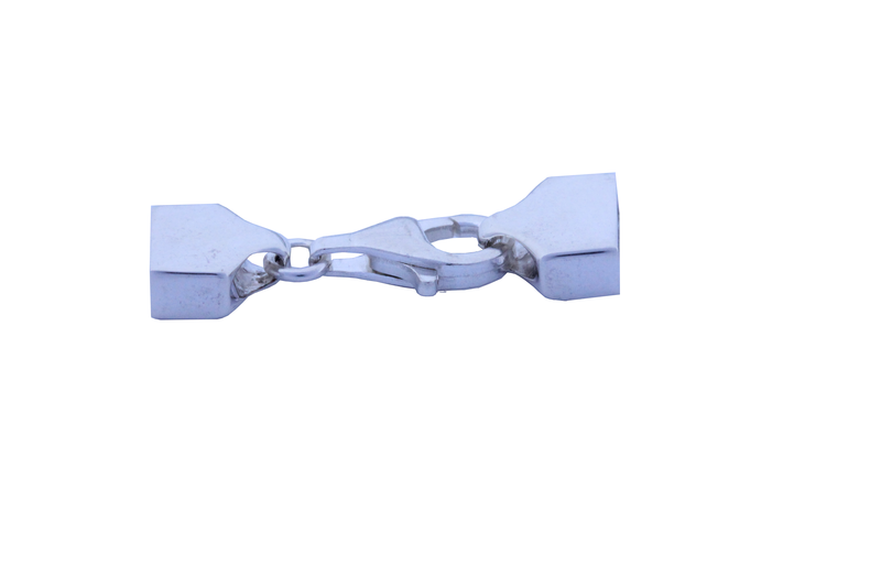Embouts + fermoirs - 10 mm - en argent 925