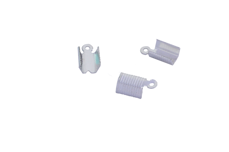Embouts à serrer pour les cordons en cuir ou daim 4 mm