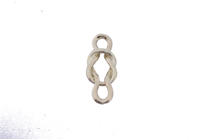 Intermédiaire nœuds de bateau - doré épais - 300 microns x5