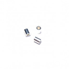 Embouts tube à écraser 1.5 x 2 mm - en argent 925 x 2