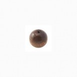 Perles en bois ronde - 6 mm - brun x 40