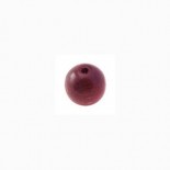 Perles en bois ronde - 6 mm - brun rosé x 40