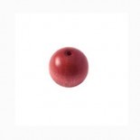 Perles en bois ronde - 8 mm - vieux rose x 40