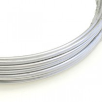 Fil d'aluminium 2 mm - argent - 3 mètres