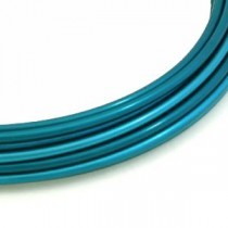 Fil d'aluminium 2 mm - turquoise - 3 mètres
