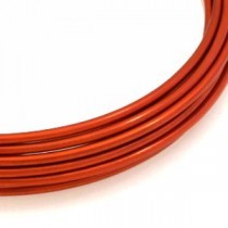 Fil d'aluminium 2 mm - orange - 3 mètres