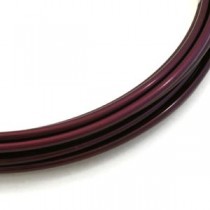 Fil d'aluminium 2 mm - aubergine - 3 mètres