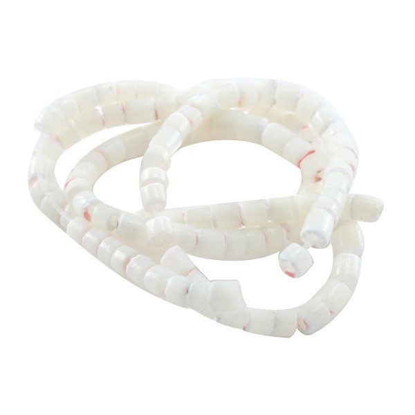 Fil de perles en coquillage nacré - blanc