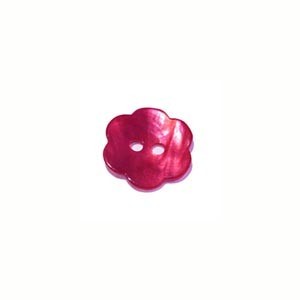 Bouton fleur nacré brillant - rose