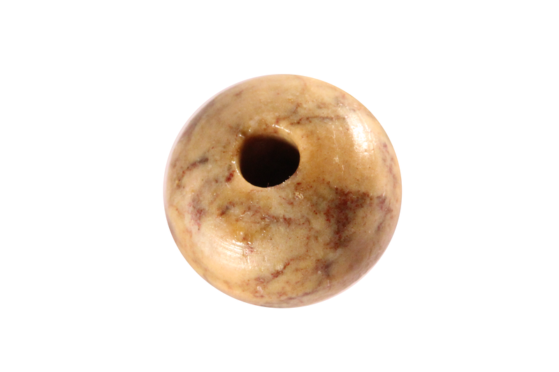 Perle en pierre de Jaspe - ronde