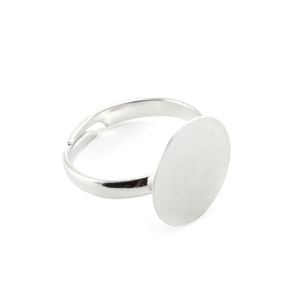 Corps de bague métal plateau 16mm