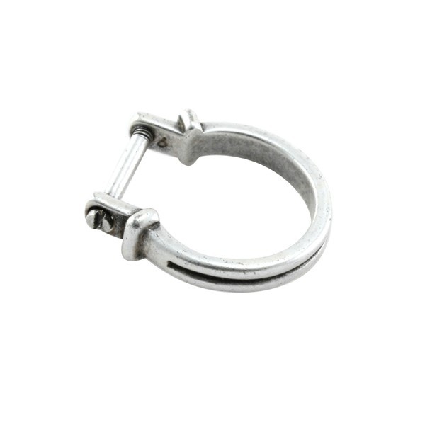 Corps de bague à visser métal 19x2x2.2mm