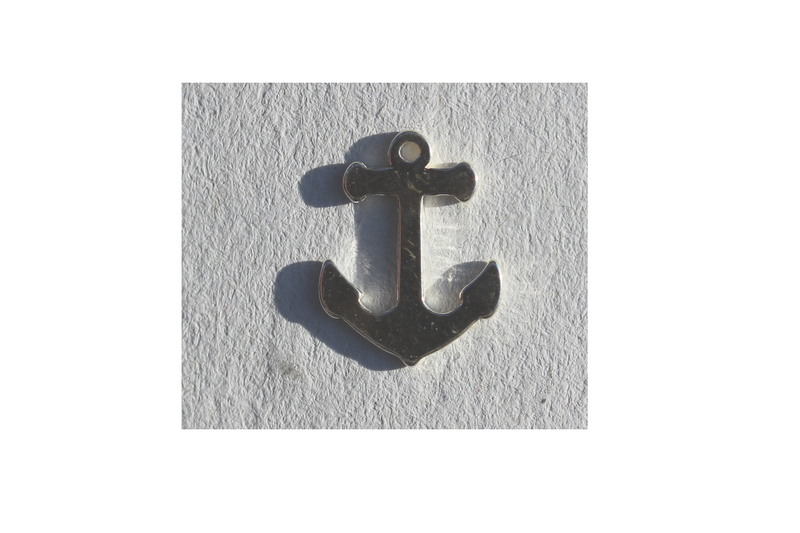 Ancre de bateau - intermédiaire - en argent 925