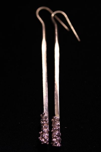 Boucle d'oreille - bijoux en argent 925 - collection les perles