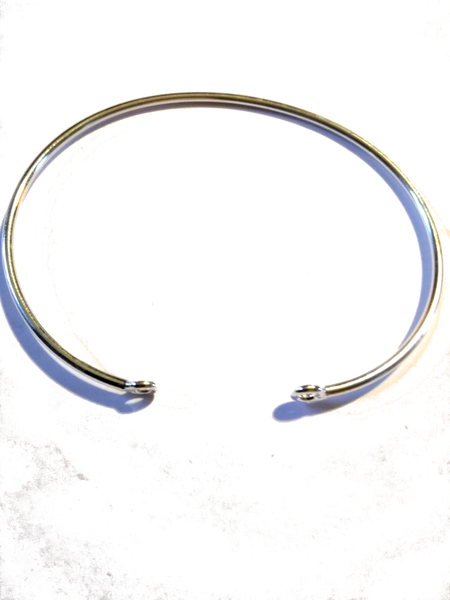 Corps de bracelet en argent 925 - fil rond