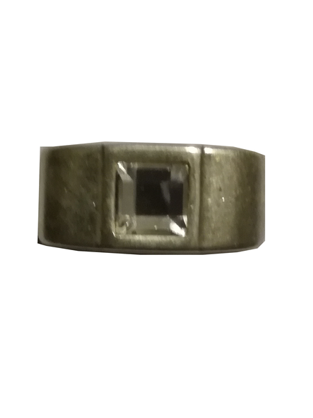 Intermédiaire Swarovski rectangle pour bracelet de cuir plat