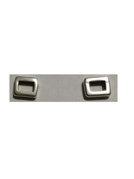 Intermédiaire rectangulaire pour cuir 2 mm