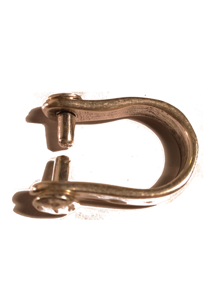 "Fermoir "boucle" pour bracelet cuir plat 10 mm"
